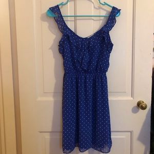 Soprano Nordstrom Blue and White Star Sundress